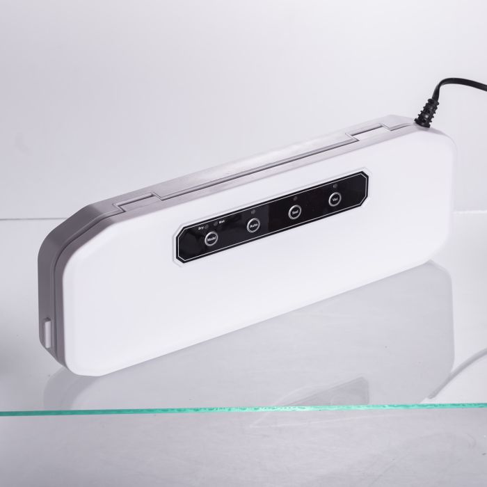 Вакууматор побутовий для сухих та вологих продуктів 400 Вт вакуумний пакувальник 4 режими роботи + 10 пакетів Білий HP-11-17W (HP-11-17W) - изображение 8