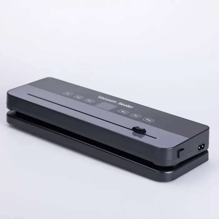 Вакууматор побутовий для сухих і вологих продуктів із вбудованим різаком і УФ-стерилізацією Сріблястий (HP-11-4) - зображення 7