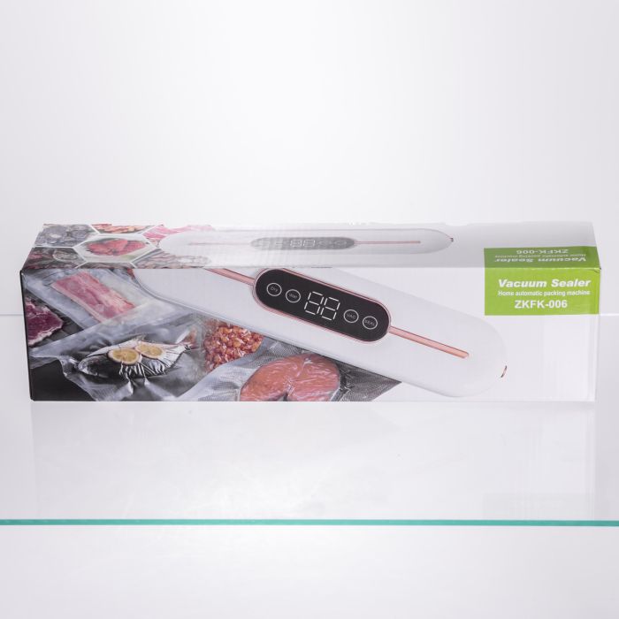 Вакууматор 90 Вт білий для сухих вологих продуктів + 10 пакетів HP-11-15W (HP-11-15W) - изображение 8