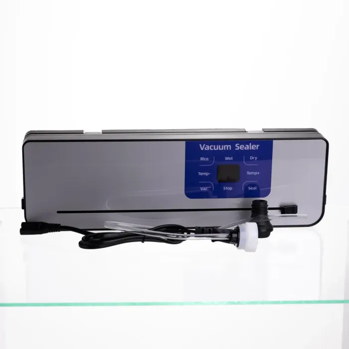 Вакууматор побутовий сенсорний для сухих і вологих продуктів 120 Вт із вбудованим різаком пакувальник вакуумний HP-11-29BL (HP-11-29BL) - зображення 4