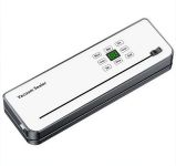 Вакууматор побутовий сенсорний для сухих і вологих продуктів 120 Вт із вбудованим різаком пакувальник вакуумний Білий HP-11-29W (HP-11-29W)