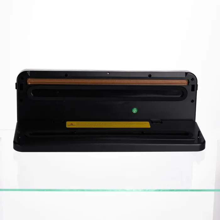 Вакууматор побутовий сенсорний для сухих і вологих продуктів 120 Вт із вбудованим різаком пакувальник вакуумний Сріблястий HP-11-29G (HP-11-29G) - зображення 5