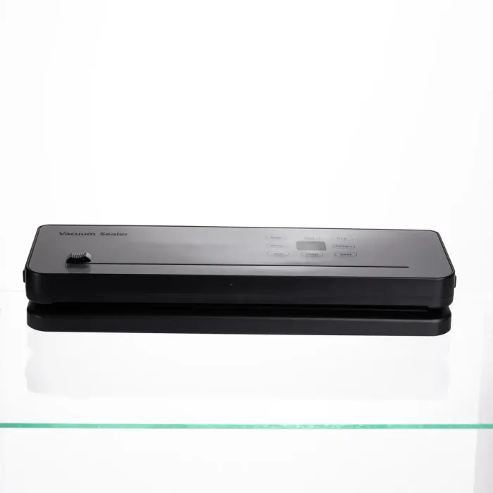 Вакууматор побутовий сенсорний для сухих і вологих продуктів 120 Вт із вбудованим різаком пакувальник вакуумний Сріблястий HP-11-29G (HP-11-29G) - зображення 8