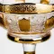 Ваза для фруктів скляна Bohemia Gold 26 см Yiwu HP-34-137 (HP-34-137)