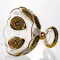 Ваза для фруктів скляна Gold Glass 22 см Yiwu HP-34-140 (HP-34-140)