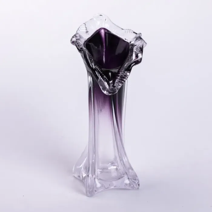 Ваза для квітів 22 см декоративна ваза для букета 200 мл Фіолетова (HP-9-8) - зображення 1