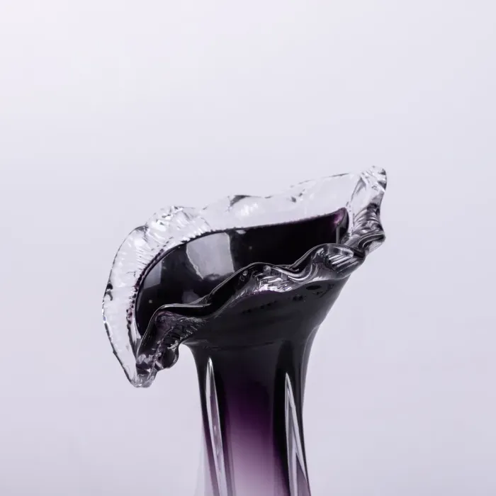 Ваза для квітів 22 см декоративна ваза для букета 200 мл Фіолетова (HP-9-8) - зображення 3