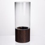 Ваза для квітів кругла скляна 30.5 (см) декоративна ваза 2.5 (л) із товстого скла HP-19-162-1 (HP-19-162-1)