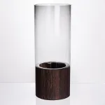 Ваза для квітів кругла скляна 30.5 (см) декоративна ваза 2.5 (л) із товстого скла HP-19-162-1 (HP-19-162-1)