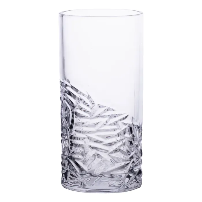 Ваза для квітів прозора 25 см скляна декоративна ваза 1.8 л ваза під квіти HP-19-142 (HP-19-142) - зображення 1