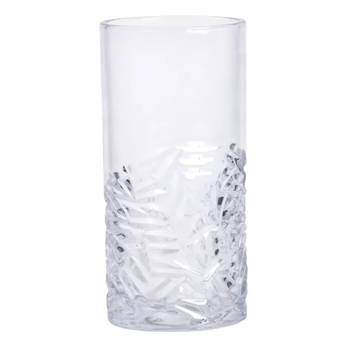 Ваза для квітів прозора 25 см скляна декоративна ваза 1.8 л ваза під квіти HP-19-142 (HP-19-142) - зображення 3