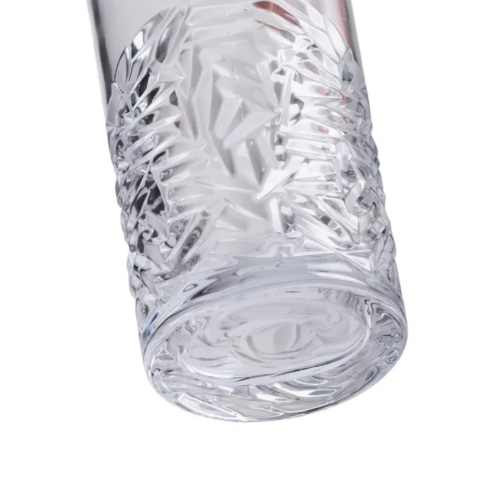 Ваза для квітів прозора 25 см скляна декоративна ваза 1.8 л ваза під квіти HP-19-142 (HP-19-142) - зображення 4