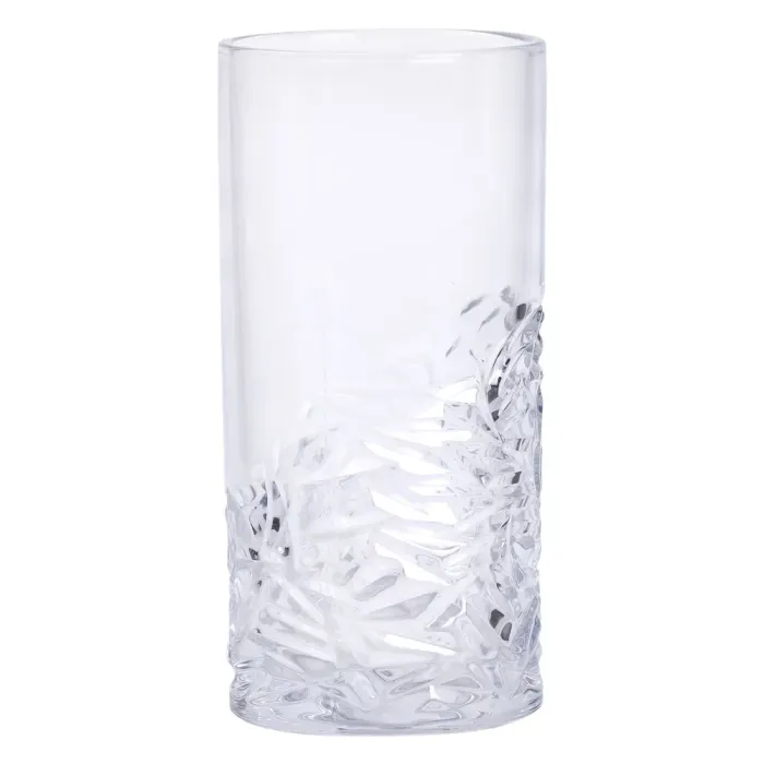 Ваза для квітів прозора 25 см скляна декоративна ваза 1.8 л ваза під квіти HP-19-142 (HP-19-142) - зображення 5