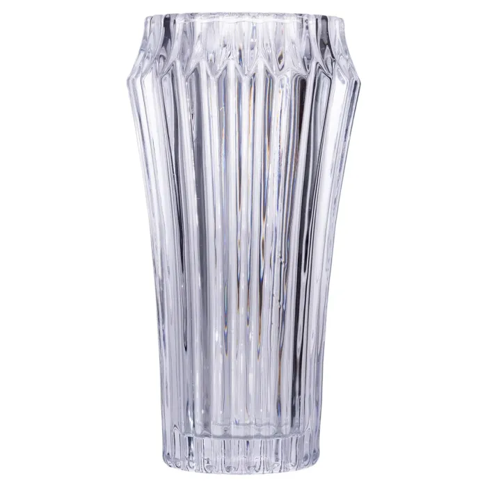 Ваза для квітів зі скла 28.5 (см) декоративна прозора ваза з товстого скла 1.8 (л) HP-19-141-1 (HP-19-141-1) - зображення 2