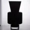Ваза з кольорового скла для квітів 31 см декоративна ваза для декору та інтер'єру 4 л Чорна (HP-10-33)