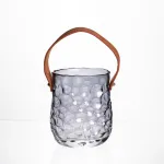 Ваза сумочка з ручкою 11,5×7,5×15 см 800 мл Сірий HP-19-153-2 (HP-19-153-2)