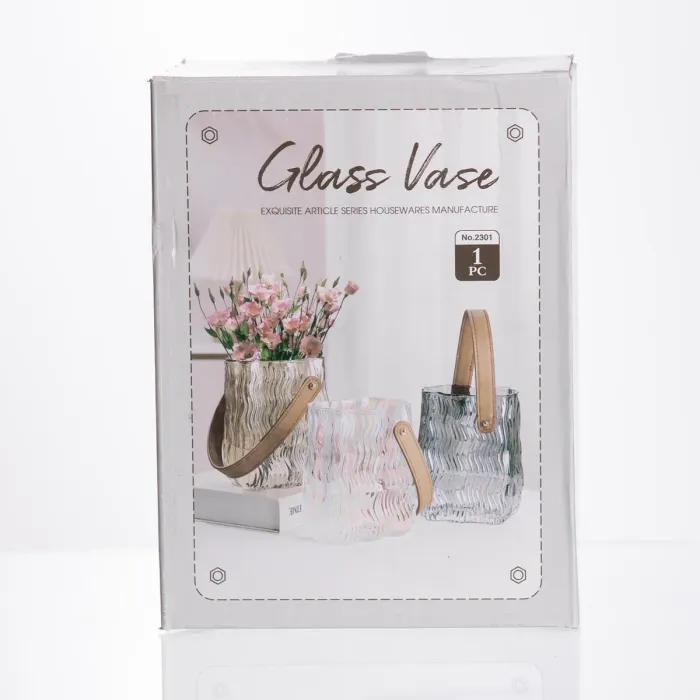 Ваза сумочка з ручкою 12×8.5×16 (см) декоративна Коричневий HP-19-154-1 (HP-19-154-1) - зображення 5