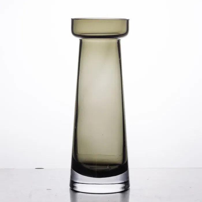 Ваза циліндр для квітів 25.5 см Т-подібна скляна ваза 800 мл Чорна Т-подібна скляна ваза 800 мл (HP-10-35) - изображение 2