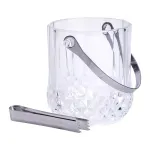 Відерце для льоду скляне 1.1 л з металевими щипцями HP-19-20 (HP-19-20)