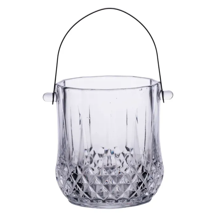 Відерце для льоду скляне 1.1 л з металевими щипцями HP-19-20 (HP-19-20) - изображение 3