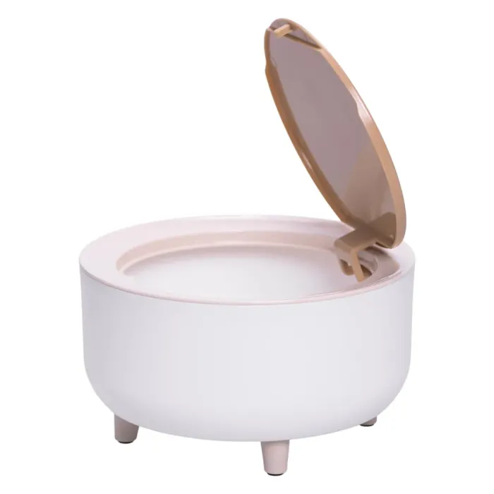 Відро для сміття настільне 19×10 (см) з кришкою HP-45-3 (HP-45-3) - изображение 1