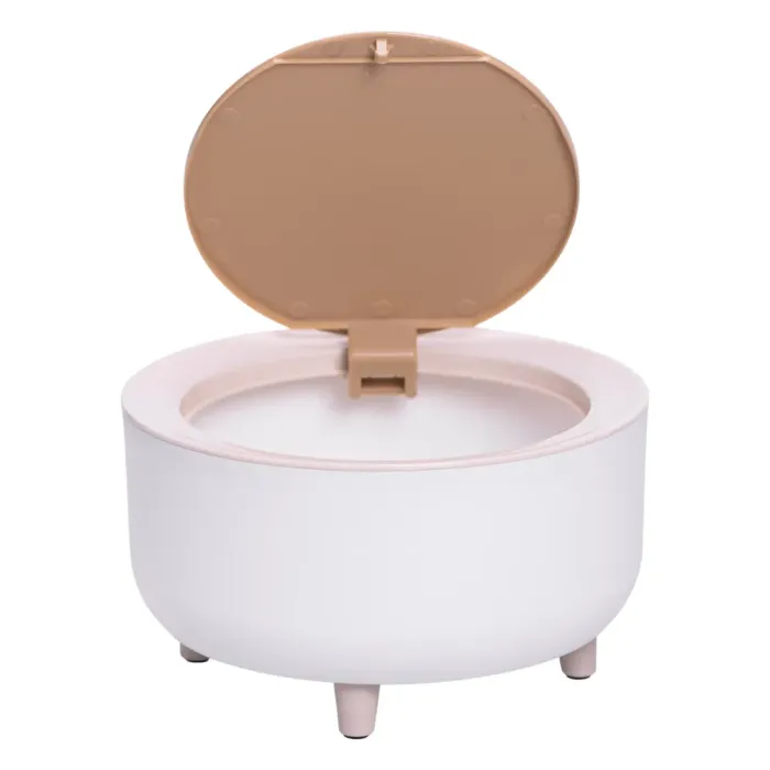 Відро для сміття настільне 19×10 (см) з кришкою HP-45-3 (HP-45-3) - изображение 2