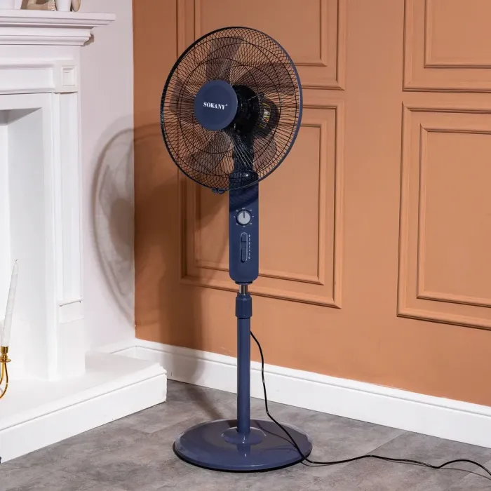 Напольный вентилятор Sokany поворотный комнатный 3 режима скорости 45 см (SK-19007) - изображение 10