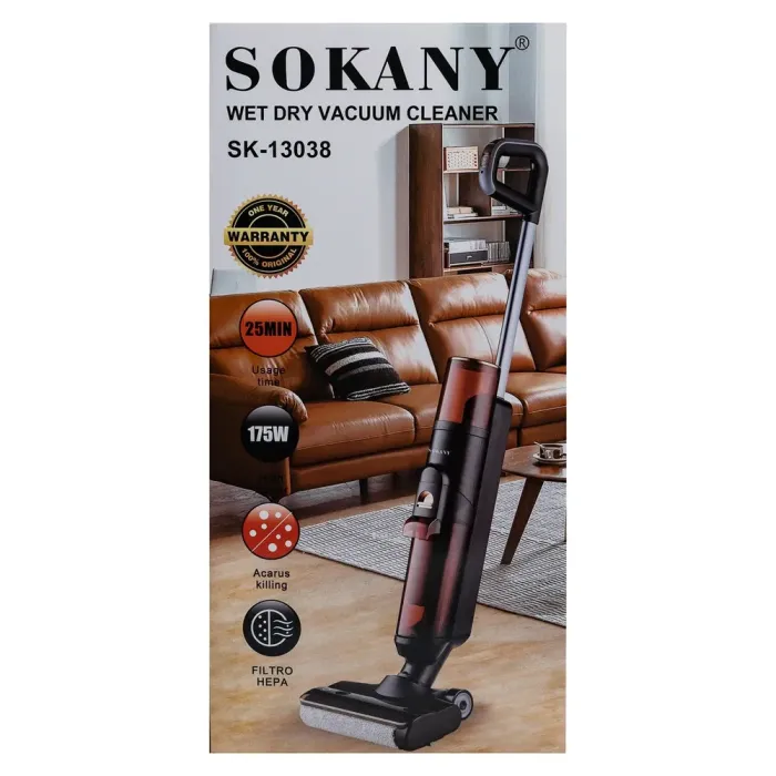 Вертикальний миючий пилосос швабра Sokany бездротовий (SK-13038) - зображення 10