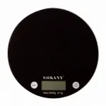 Кухонні ваги до 5 кг електронні точні ваги настільна чаша без батарейок для Sokany (SK-19023B)