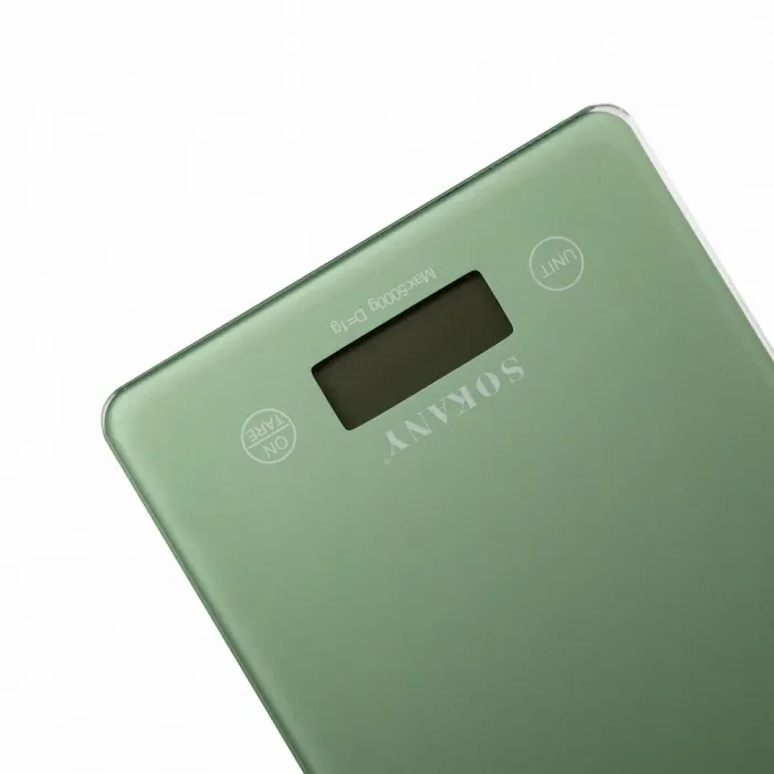 Кухонні ваги до 5 кг електронні точні ваги настільна чаша без батарейок для Sokany (SK-19027GR) - зображення 2