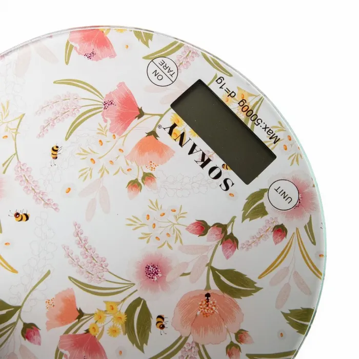 Кухонні ваги до 5 кг Електронні точні ваги для продуктів без настільної чаші Працюють від батарейок Sokany (SK-19023ML) - зображення 2