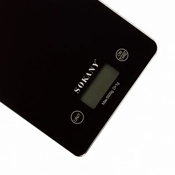 Кухонні ваги до 5 кг електронні точні ваги настільна чаша без батарейок для Sokany (SK-19027B) - зображення 2