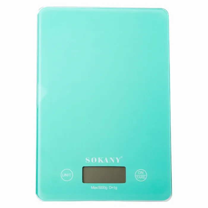 Кухонні ваги до 5 кг електронні точні ваги настільна чаша без батарейок для Sokany (SK-19027M) - зображення 1