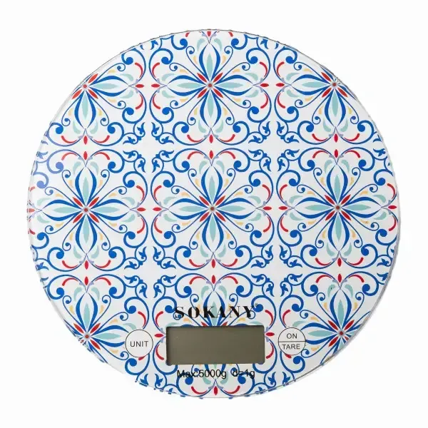 Кухонні ваги до 5 кг електронні на батарейках Синій SK-19023BL (SK-19023BL) - зображення 1