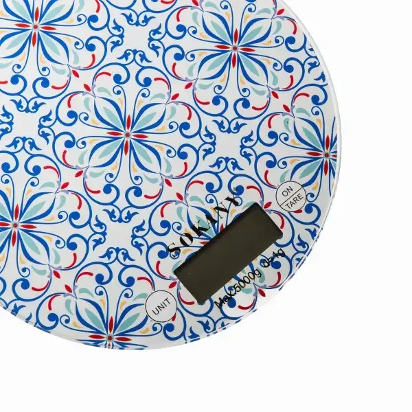 Кухонні ваги до 5 кг електронні на батарейках Синій SK-19023BL (SK-19023BL) - зображення 2