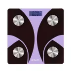 Смарт ваги електронні Sokany 26х26 см до 180 кг з Bluetooth Фіолетовий SK-19029V (SK-19029V)