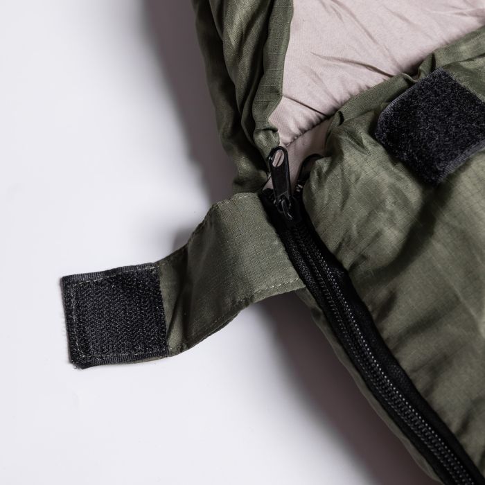 Всесезонний спальний мішок-ковдра з капюшоном 210х70 см Хакі LU-010 (LU-010) - изображение 8