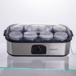 Йогуртниця електрична на 8 баночок по 180 (мл) 20 Вт SK-08109 (SK-08109)