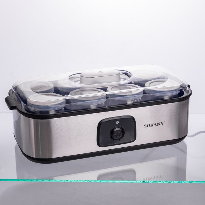 Йогуртниця електрична на 8 баночок по 180 (мл) 20 Вт SK-08109 (SK-08109) - изображение 6