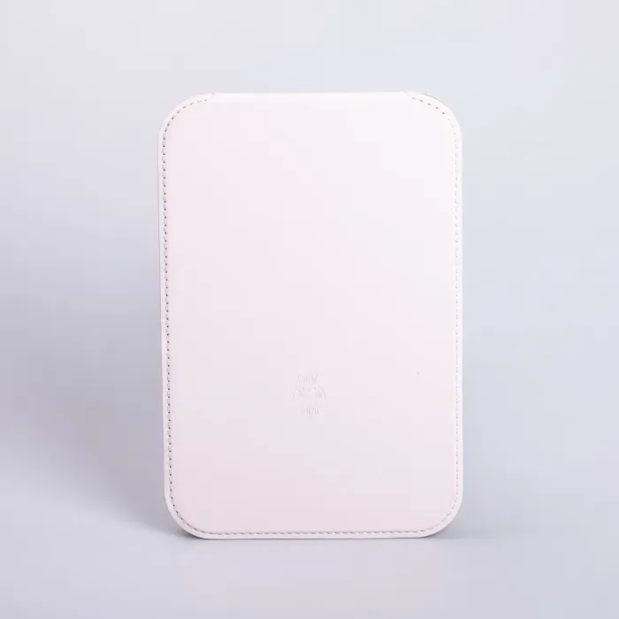 Дзеркало з лед підсвічуванням настільне складне 19.5х13.5 см косметичне для макіяжу Біле (HP-10-8AP) - изображение 6