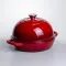 Жаровня-голландська піч чавунна емальована 2 л, червоний Yiwu HP-FLG-22 RED (HP-FLG-22 RED)