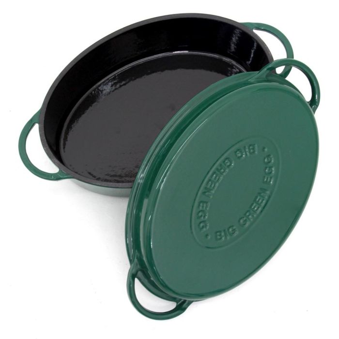 Жарівня (котел) овальна чавун.емаль 5.2л Big Green Egg 117670 - зображення 4