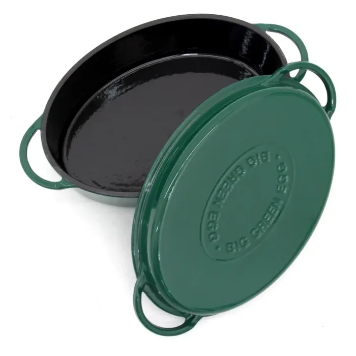 Жарівня (котел) овальна чавун.емаль 5.2л Big Green Egg 117670 - изображение 4